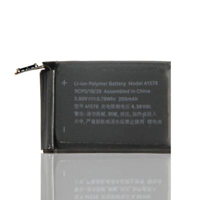 검은색 교체 스마트 워치 배터리 애플 워치 시리즈 1 S1 38mm A1578 원본