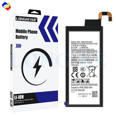 EB-BG925ABE 2600mAh 배터리 S6 엣지 G9250 G925FQ G925F G925l G925A G925S 검은색