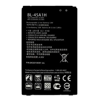 2300mAh 용량 BL-45A1H K425 K428 LG K10용 휴대전화 배터리