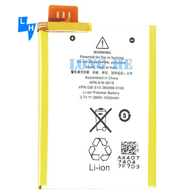 배터리 코드 GB-S10-265068-0100 A1421 1030mah 616-0619 아이팟 터치 5용 시계 배터리