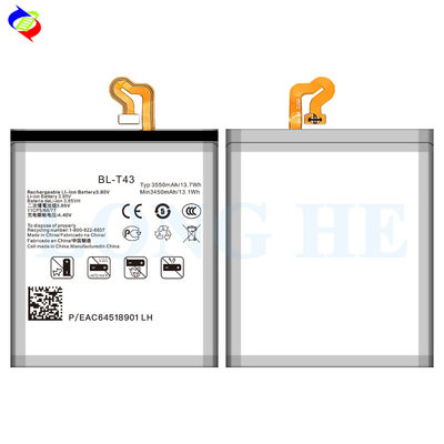 BL-T43 배터리 3550mAh LG G8S ThinQ LM-G810 휴대 전화 배터리 안정 전압