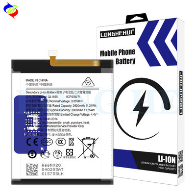 3000mAh 3.85V 리?? 이온 배터리 QL1695 삼성 갤럭시 A01 A015 검은색