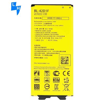 2800mAh BL-42D1F LG G5 H868 H860N F700K F700S F700L US992 H850 재충전 배터리