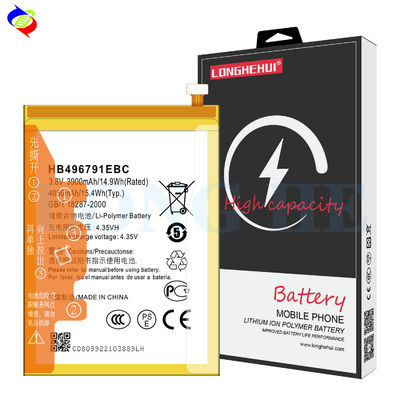 3500mAh-4050mAh 용량 휴대 전화 배터리 Huawei Mate1 Mate2 HB496791EBC