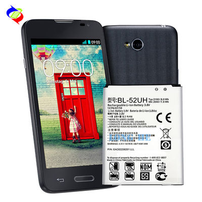 LG D325 D329 L70 VS876 L65을 위한 BL-52UH 3.8V 2100mAh로 휴대폰 배터리를 업그레이드합니다.