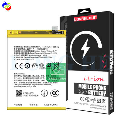 전체 용량 BLP717 배터리 Oppo Reno Z PCDM10 CPH1979 3.85V 4035mAh와 호환됩니다.