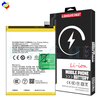 재충전 가능한 4000mAh 3.85V 리 폴리머 배터리 BLP711