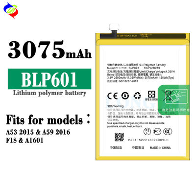 3075mAh F1S BLP601 A53 휴대전화 배터리 OPPO A53 배터리 최고의 전원