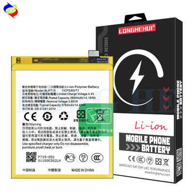 3750mAh BLP715 K3 OPPO K5용 휴대전화 배터리 재충전 가능 및 장수