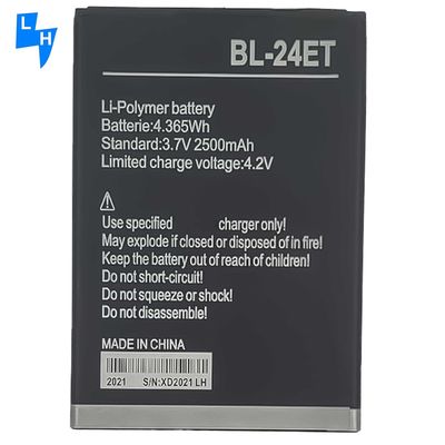 듀얼 IC 보호 BL-24ET 2500mAh B1F 배터리