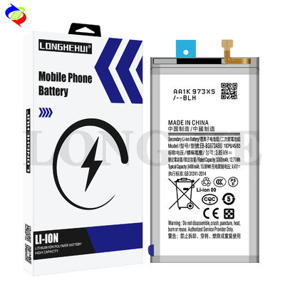 오리 1 1 3400mAh 배터리 셀 삼성 갤럭시 S10 EB-BG973ABU 이중 IC 보호