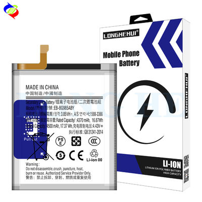 4500mAh 재충전 가능한 EB-BG985ABY 삼성 S20 S20 플러스 리?? 이온 배터리 원본