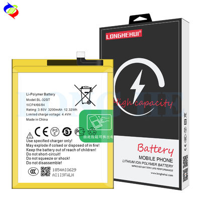 3200mAh 3.85V BL-32BT Tecno CX AIR 휴대전화 충전용 배터리