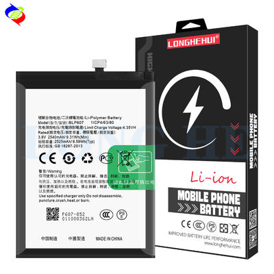 듀얼 IC 보호 2600mAh 원본 배터리 Oneplus X BLP607 원본 용량