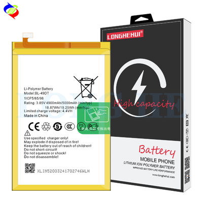 이중 IC 보호 BL-49DT 3.85V 5000mAh 리?? 휴대 전화 배터리 TECNO LA6 LA7