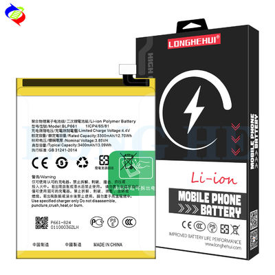듀얼 IC 보호 3400mAh BLP661 A3 배터리 OPPO A3 A3m F7 CPH1821 휴대 전화