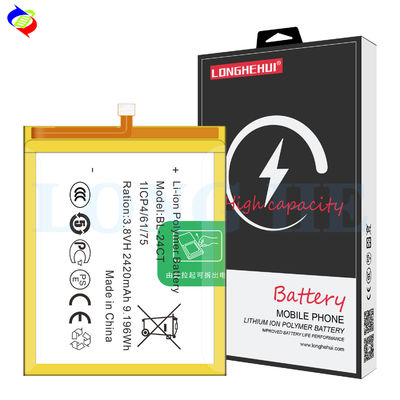 3.8V 2420mAh 리?? 휴대전화 배터리 BL-24CT Tecno Phantom Z 미니 Z1 미니 재충전