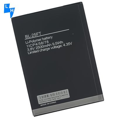 BL-25FT 2500mAh 휴대전화 배터리 Tecno W3 LTE 장수 및 내구성