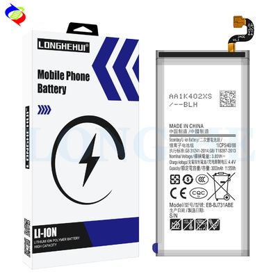 리오늄 3000mAh 3.85V 배터리 EB-BJ731ABE 삼성 갤럭시 j7의 원래 교체 전화 배터리