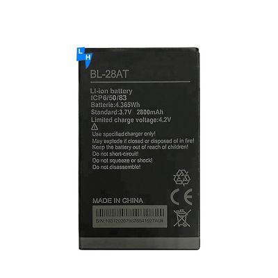 ODM BL-28AT 2800mAh Y3 플러스 휴대 전화 배터리