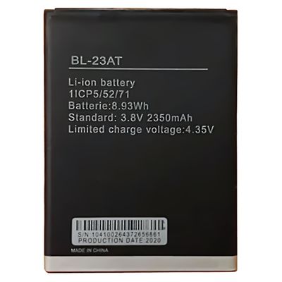 TECNO Y6 휴대폰 배터리 BL-23AT 오리지널 배터리 2350mAh 이중 IC 보호