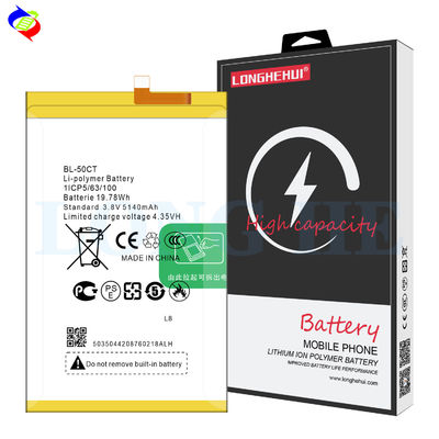 충전 가능 BL-50CT 5050mAh L8 플러스 휴대 전화 배터리