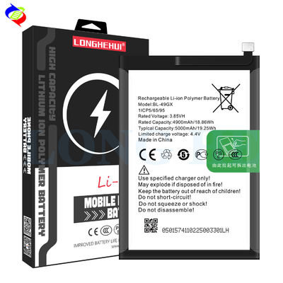 5000mAh BL-49GX X690 X657 인피닉스 노트 7 스마트 5 휴대 전화 배터리 검은색