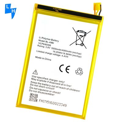 이텔 1516 BL-49BI 5000mAh 리?? 이온 배터리와 성능에 대한 장기 전력