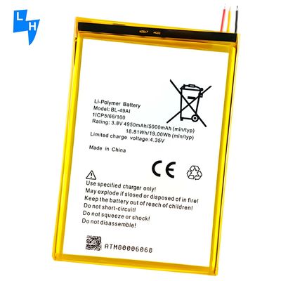재고 BL-49AI 4950mAh 휴대 전화 배터리 itel 1556 배터리