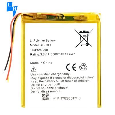 3000mAh 배터리 itel 1701 1702 7C 7D P702 BL-30EI 휴대 전화 장수 보장