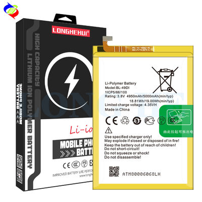 BL-49DI 5000mAh 재충전 배터리 itel P51 고 용량 리?? 이온 기술