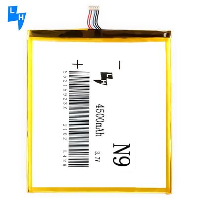 테크노 N9 휴대전화용 높은 용량 노란색 폴리머 리?? 배터리 BL-N9 4500mAh 3.7V