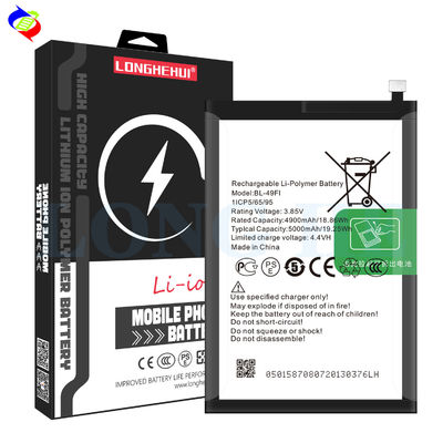 재충전 5000mAh BL-49FI 배터리 itel P36 P37 ODM 500PCS 리?? 이온 배터리