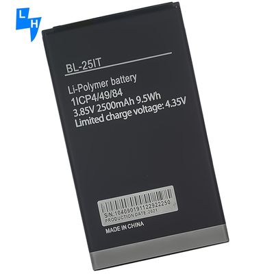 원본 2500mAh BL-25IT 휴대 전화 배터리 TECNO W2 주식 MOQ MOQ