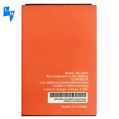 BL-20Hi OEM 리?? 이온 휴대 전화 배터리 Itel A16 A23 A32F Batteira용 재충전 배터리