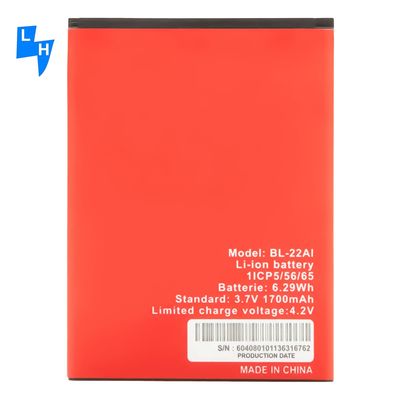이텔 배터리용 이중 IC 보호 BL-22AI 1700mAh OEM 리?? 이온 휴대 전화 배터리