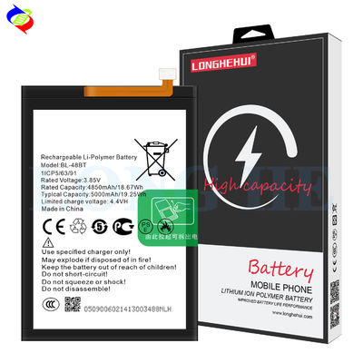 BL-48BT OEM ODM 휴대전화 배터리 테크노 5000mAh 상태 100% 호환