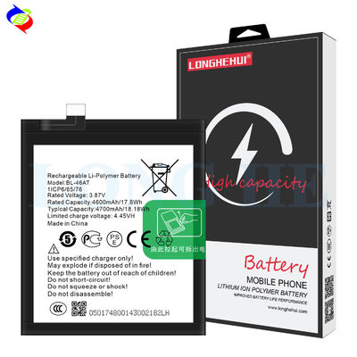 테크노 팬텀 X AC8 BL-46AT 배터리 휴대 전화 OEM ODM 재충전 리?? 폴리머