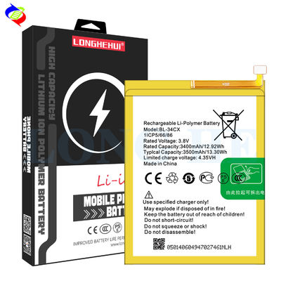 코드 BL-34CX 3500mAh S4 휴대 전화 배터리 인피닉스 X626 재충전 배터리