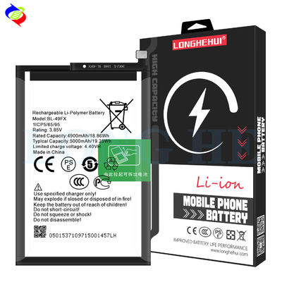오리 1 1 5000mAh BL-49FX Hot 9 Infinix X655 재충전 배터리용 휴대 전화 배터리