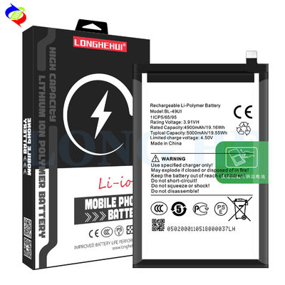BL-49UI 3.91V 5000mAh 배터리 Itel RS4 리?? 이온 배터리 휴대 전화 호환