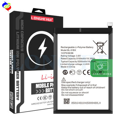 X683 휴대전화 배터리 5200mAh BL-51BX 인피닉스 노트 8i용 고용량 OEM/ODM