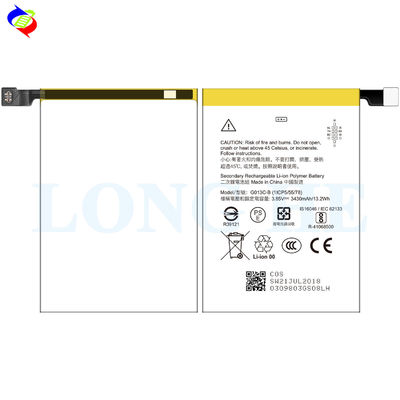 3430mAh 사용자 정의 용량 휴대 전화 배터리 G013C-B 구글 픽셀 3XL/XL3를 교체