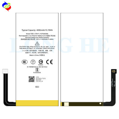 휴대전화 재충전 가능한 리온 이온 폴리머 배터리 GTB1F 구글 픽셀 5 4080mAh 3.87V