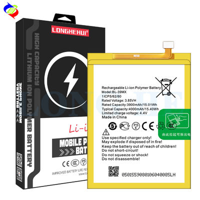 BL-39MX X660 재충전 배터리 인피닉스 S5 프로용 4000mAh 리?? 이온 배터리