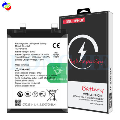 BL-49VT 3.91V 5000mAh 휴대전화 배터리 테크노 충전 전화 저렴한 MOQ