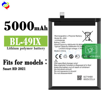 5000mAh BL-49iX OEM 배터리 인피닉스 스마트 HD 2021 100% 제로 사이클 및 호환