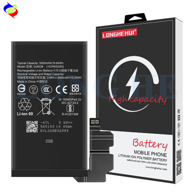 검은색 휴대전화 배터리 Pixel 8 Pro 3.89V 5050 mah GUKD8 리?? 이온 교체