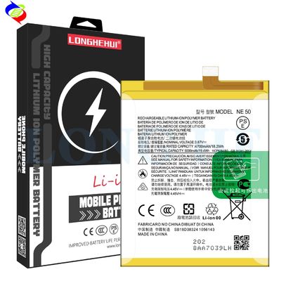 5000mAh 교체 및 재충전 가능한 배터리 NE50 모토 G52 G72 G82 XT2221 흰색 4.4V