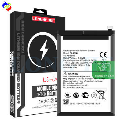 5000mAh 용량 BL-49NX 인피닉스 핫 30i/X669/Smart7HD 전화용 배터리 재충전